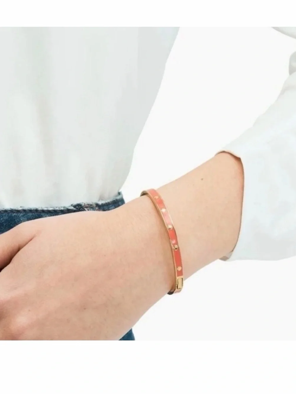Kate Spade Enamel Bangle Stackable Set (3) - Picture 8 of 14